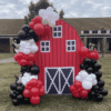 Red Barn Balloon Backdrop